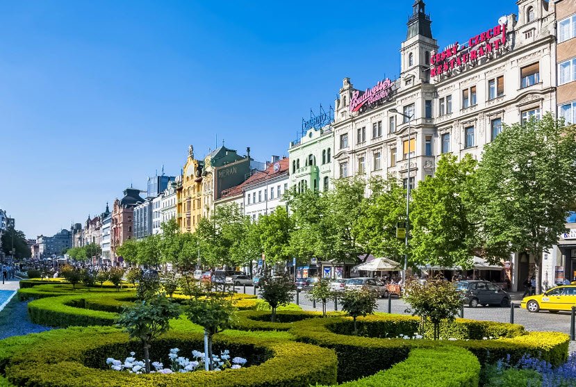 Wenceslas Square, Prague, Czech Republic (Czechia)